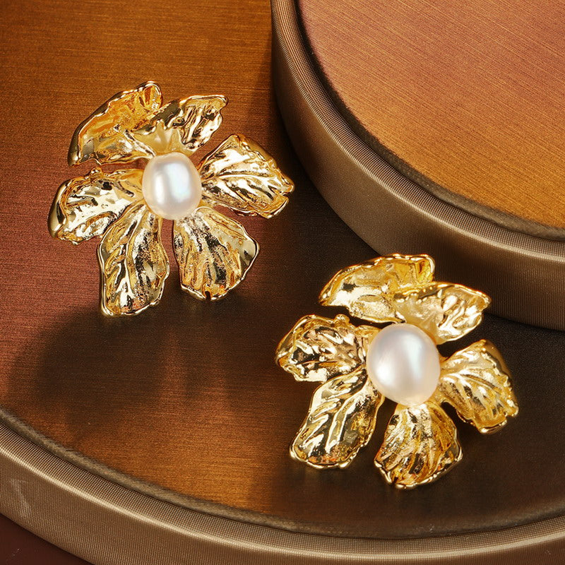 S4781E1 Pearl Earrings Stud Ear Accessories fine handmade gifts