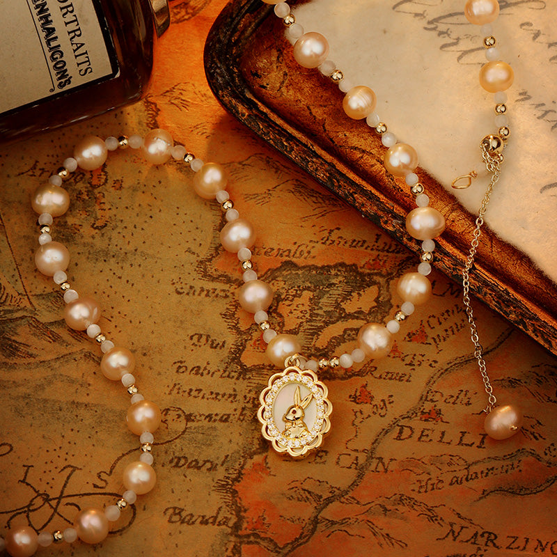 S2566N1 Pearl Sweater Chain Long Necklace fine handmade gifts