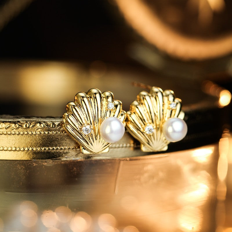 S4870E1 Pearl Stud Ear Accessories Earrings fine handmade gifts