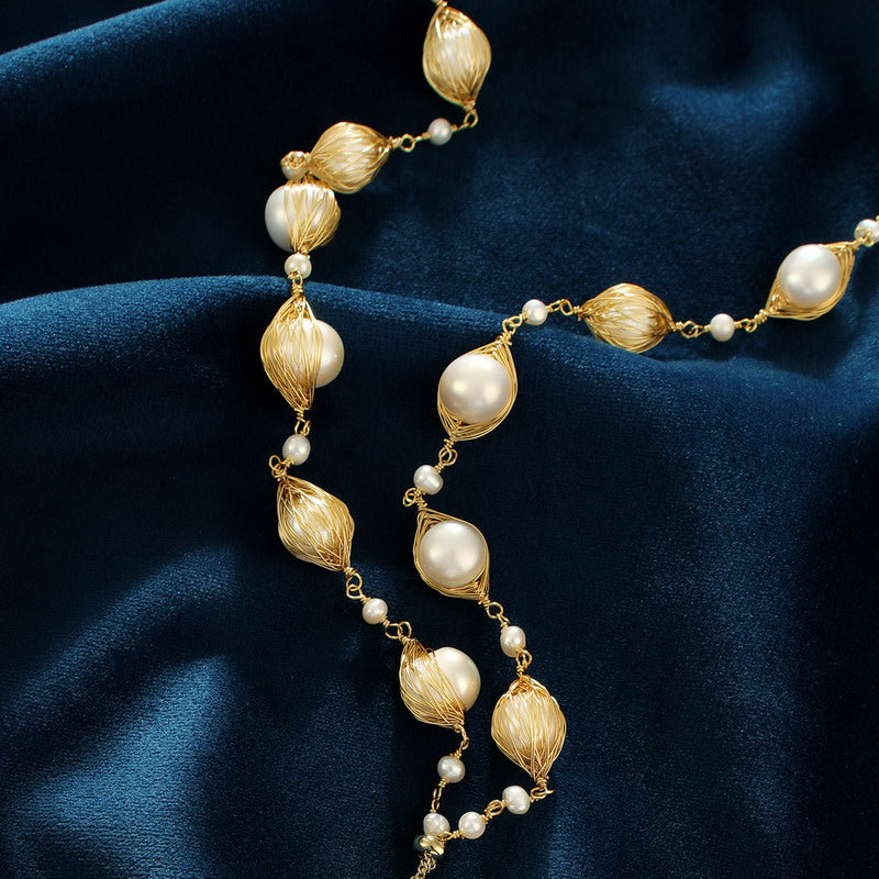 S2410N1 Sweater Chain Long Necklace fine handmade gifts