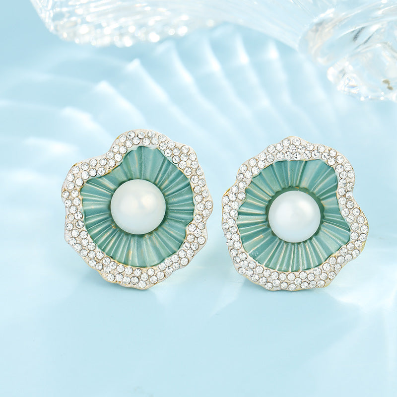 S4871E1 Pearl Earrings Stud Ear Accessories fine handmade gifts