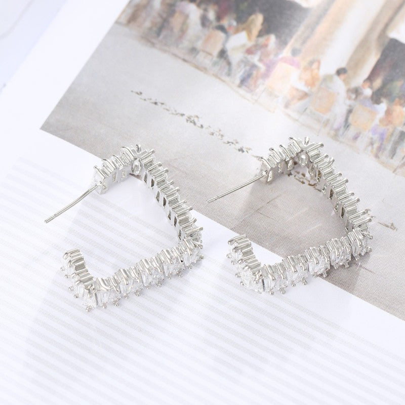 S4929E1 geometric Earrings Stud Ear Accessories fine handmade gifts