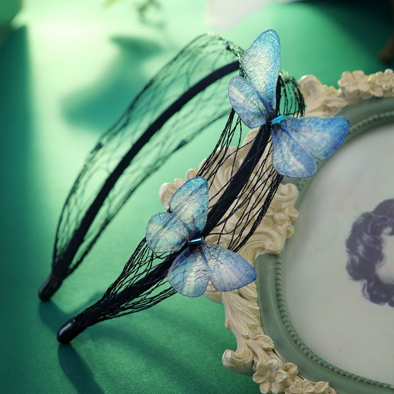 S2629H1 butterfly Anti-Slip Hair accessories Hairband Hair Hoop fine handmade gifts