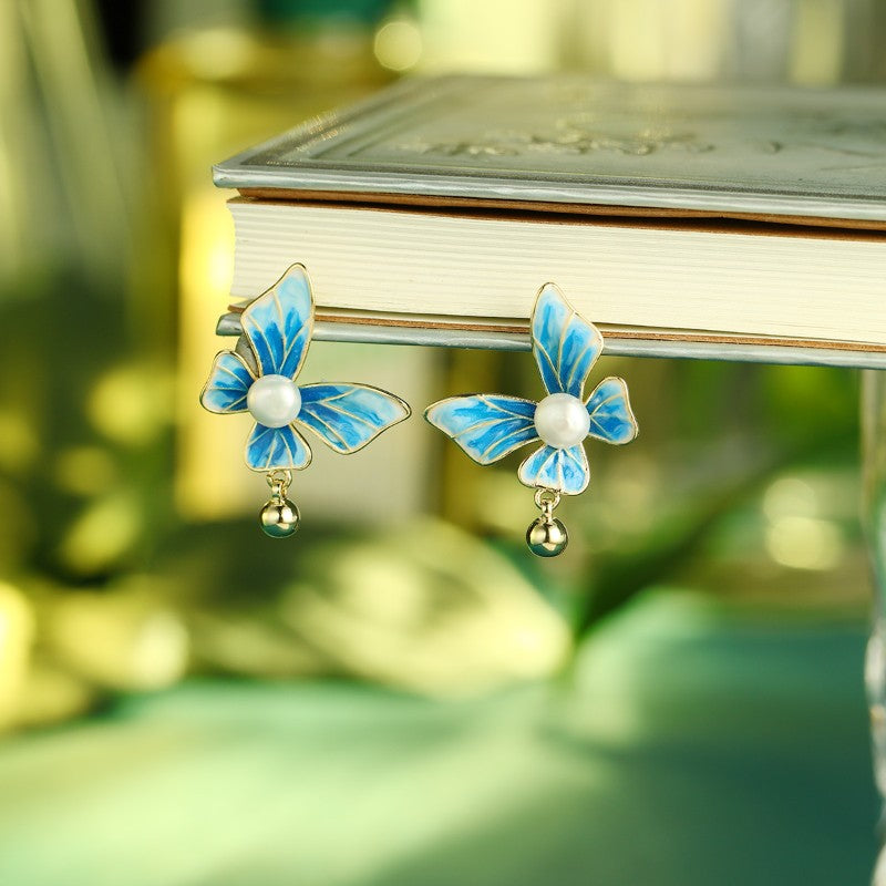 S4935E1 Pearl Earrings Stud Ear Accessories fine handmade gifts