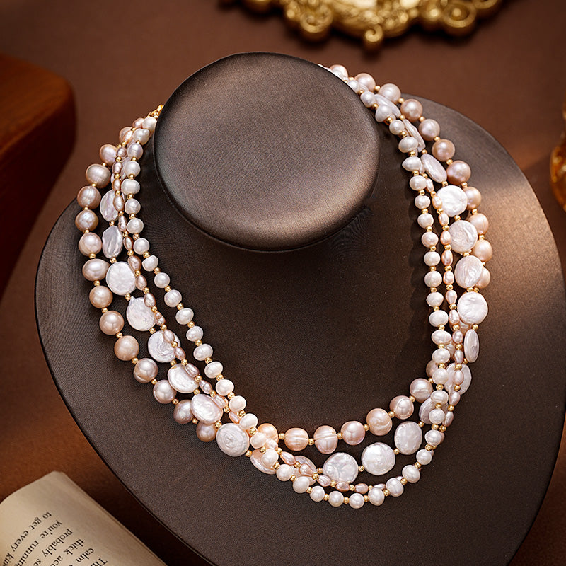 S2650N1 Pearl Long Necklace Sweater Chain Choker fashion handmade gifts