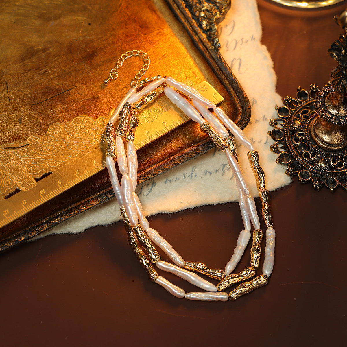 S2647N1 Pearl Sweater Chain Long Necklace Choker simple elegant fashion handmade gifts