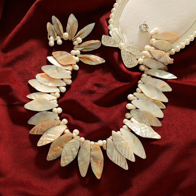 S2386N1 Pearl Sweater Chain Long Necklace fine handmade gifts