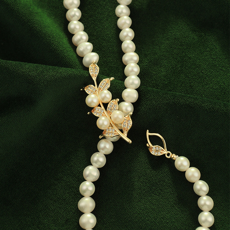 S2442N1 Pearl Sweater Chain Long Necklace fine handmade gifts