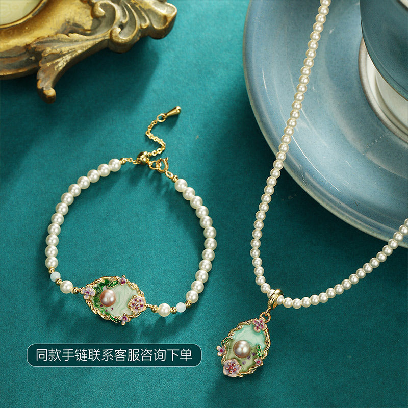S2284C1 Pearl Bracelet Bangle Hand Chain fine handmade gifts