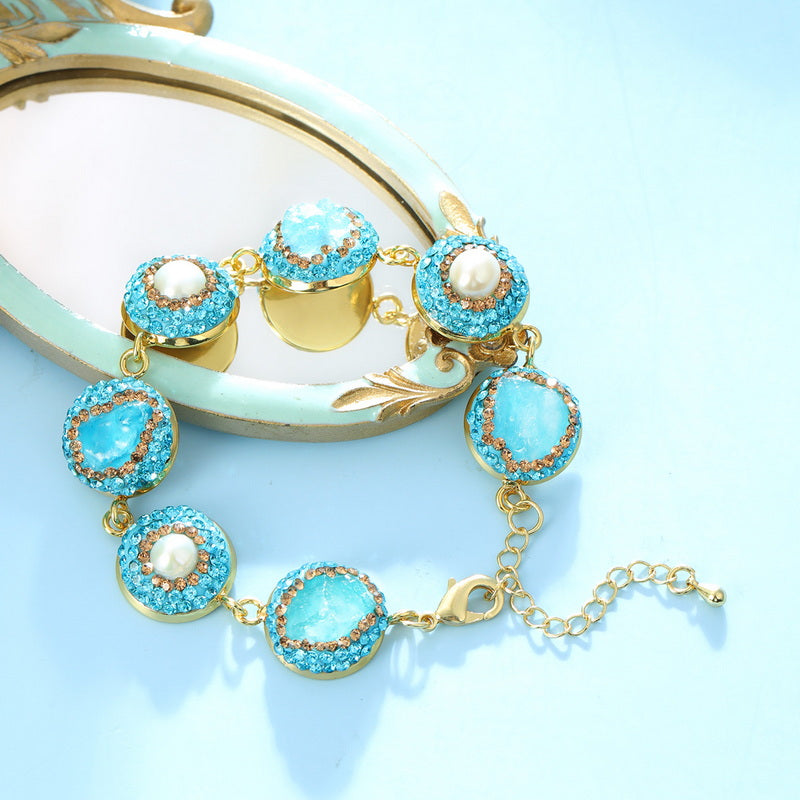 S2199C1 pearl bracelet Bangle Hand Chain fine handmade gifts