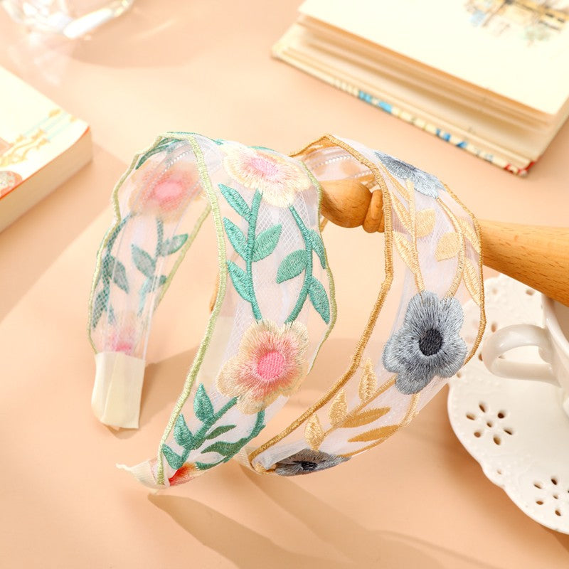 S2950H2 Hair Hoop Pastoral Flower Language 2