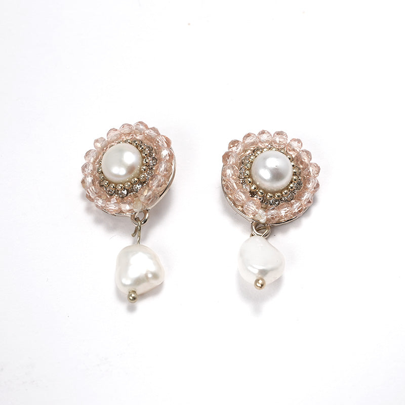 S4630E1 Pearl Earrings Stud Ear Accessories fine handmade gifts