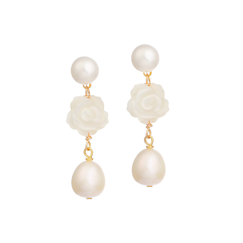S4687E1 pearl Stud Ear Accessories Earrings fine handmade gifts