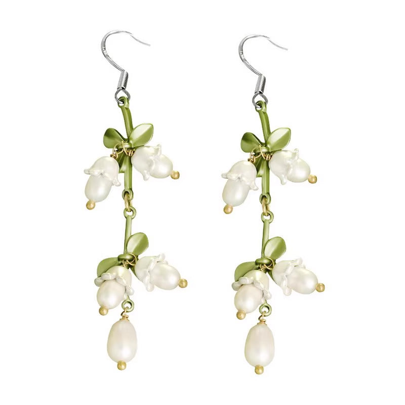 S4090E1 Pearl Earrings Stud Ear Accessories fine handmade gifts