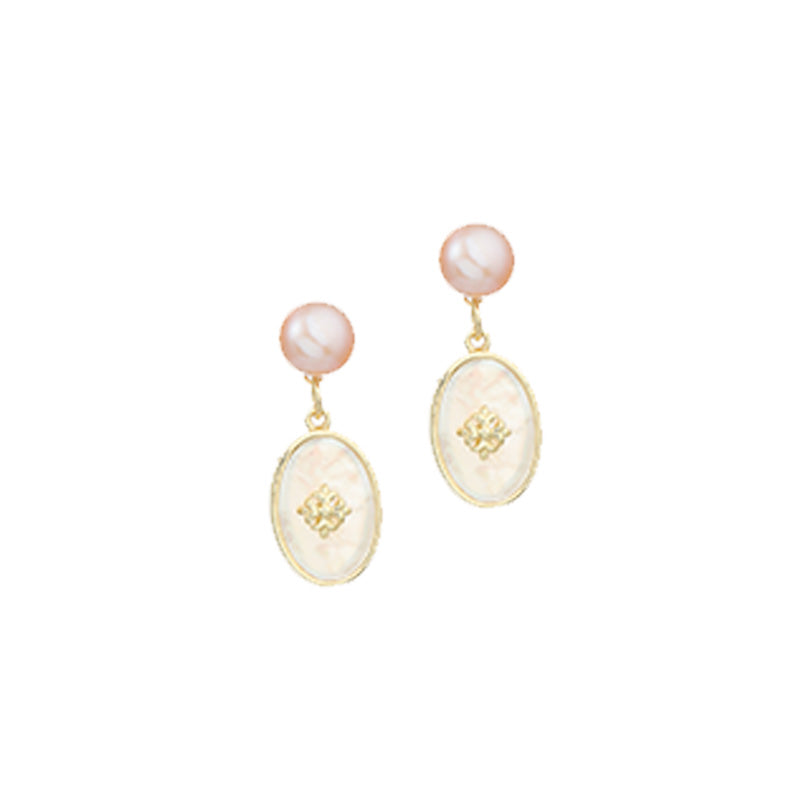 S4693E1 Pearl Earrings Stud Ear Accessories fine handmade gifts