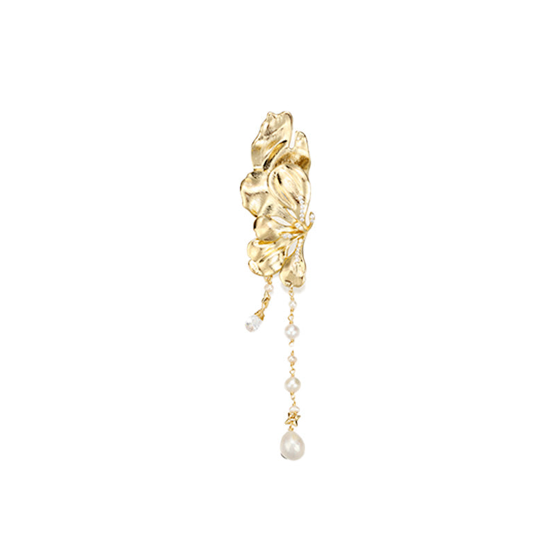 S2343B1 Pearl Brooch Scarf Buckle fine handmade gifts