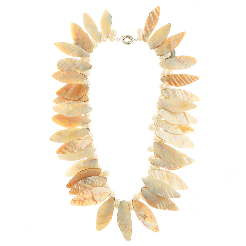 S2386N1 Pearl Sweater Chain Long Necklace fine handmade gifts