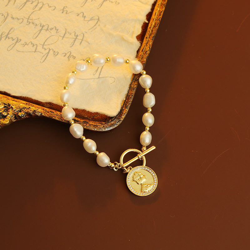 S2013C1 Pearl Bracelet Bangle Hand Chain fine handmade gifts