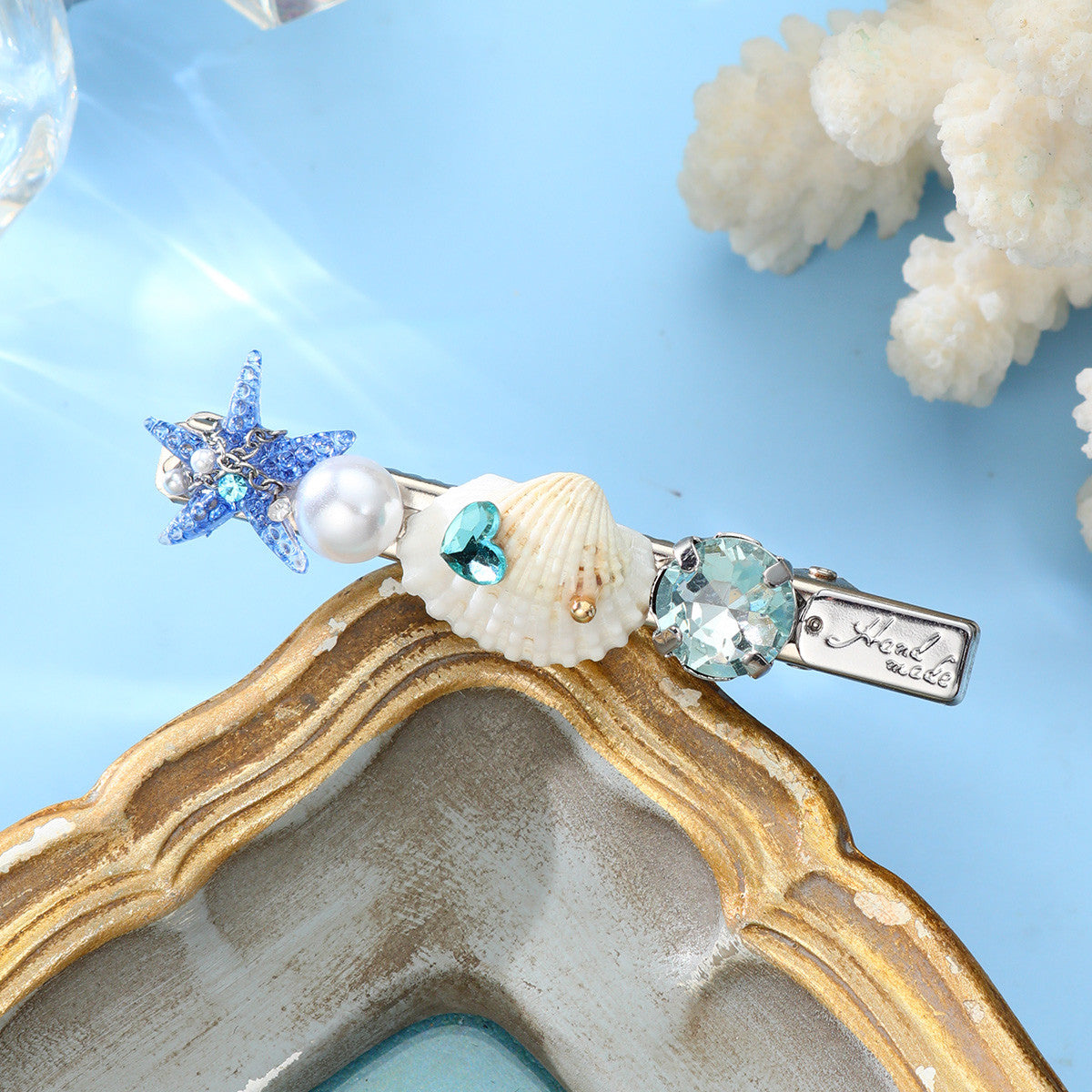 S2946H1 hair accessories Hair Clip Sea Shell Shadows