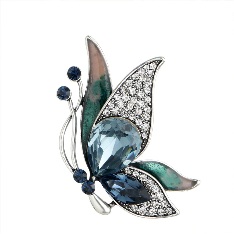 S2033B1 butterfly Scarf Buckle Brooch fine handmade gifts