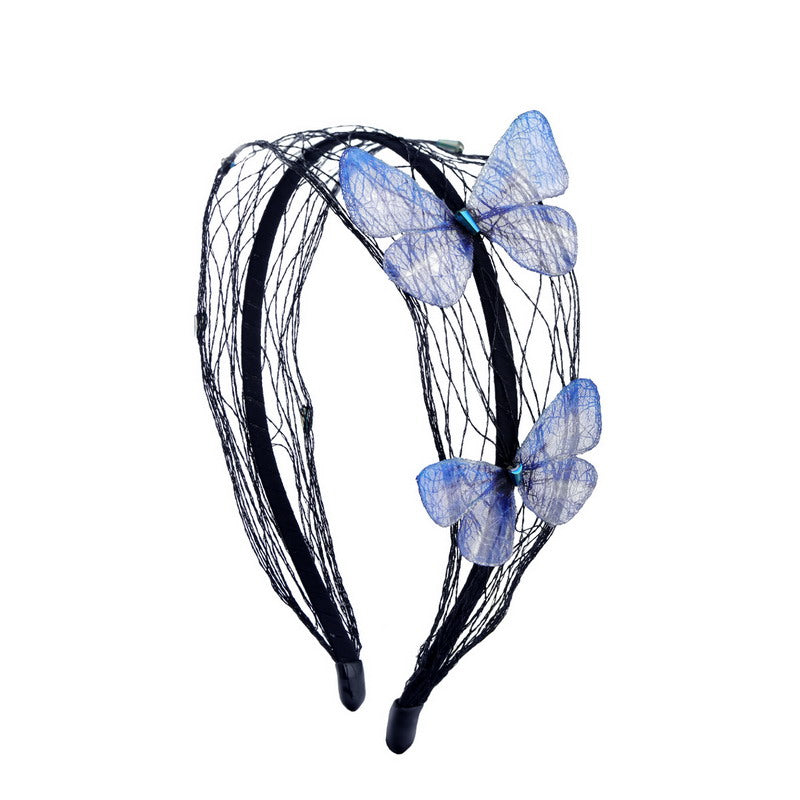 S2629H1 butterfly Anti-Slip Hair accessories Hairband Hair Hoop fine handmade gifts