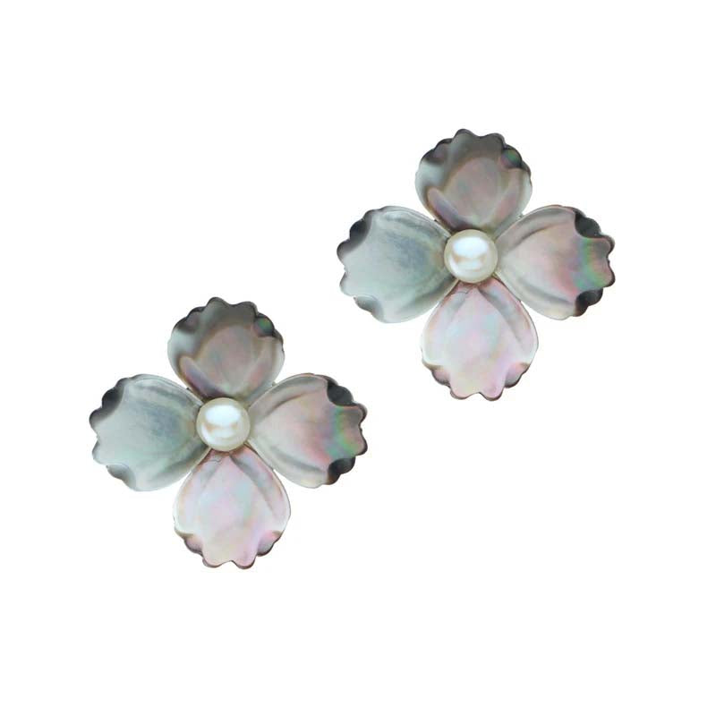 S4495E2 Pearl Earrings Stud Ear Accessories fine handmade gifts