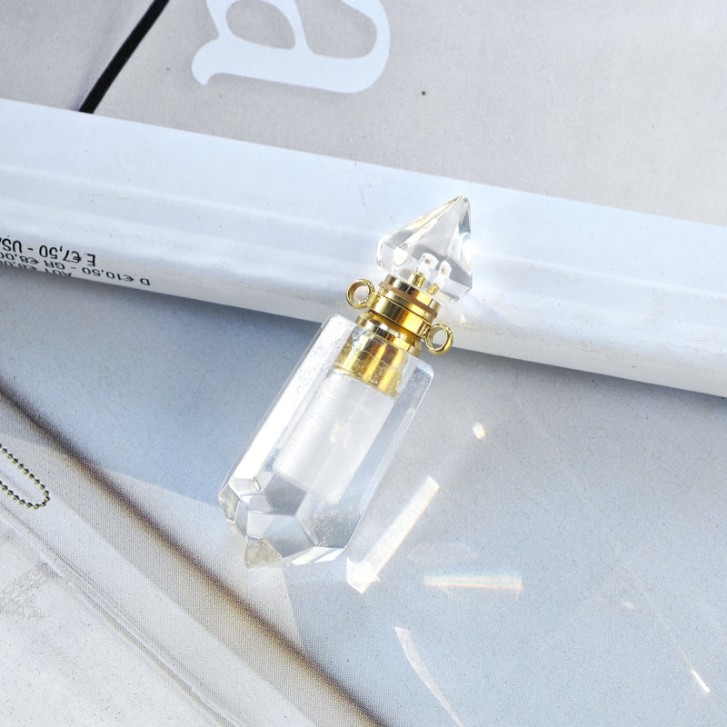 S2098G1 Pure white quartz Long Necklace Sweater chain fine handmade gifts