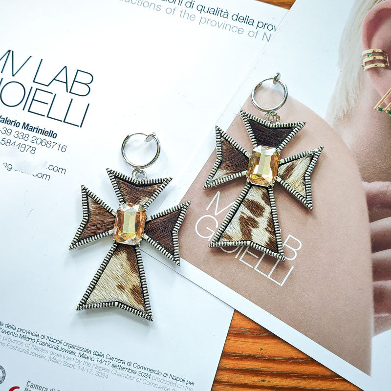 S4854E1 geometric Earrings Stud Ear Accessories fine handmade gifts
