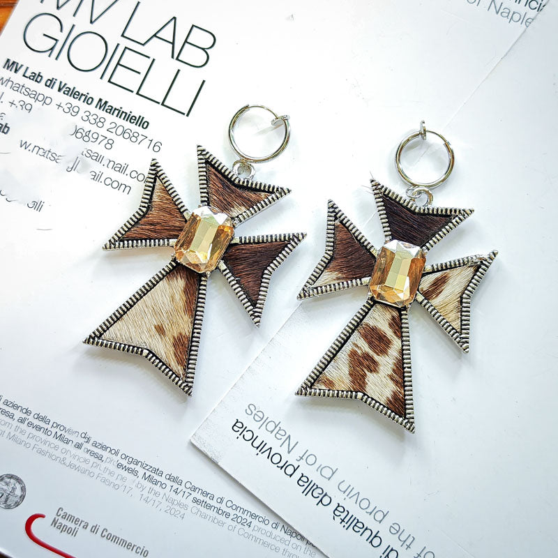 S4854E1 geometric Earrings Stud Ear Accessories fine handmade gifts