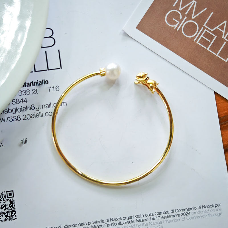 S2246C1 Pearl Bracelet Bangle Hand Chain fine handmade gifts