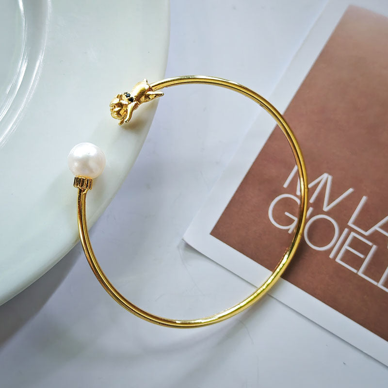 S2246C1 Pearl Bracelet Bangle Hand Chain fine handmade gifts