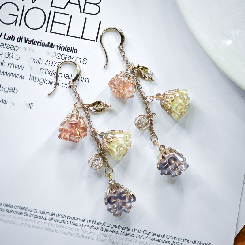 S4642E1 Long Earrings Stud Ear Accessories fine handmade gifts