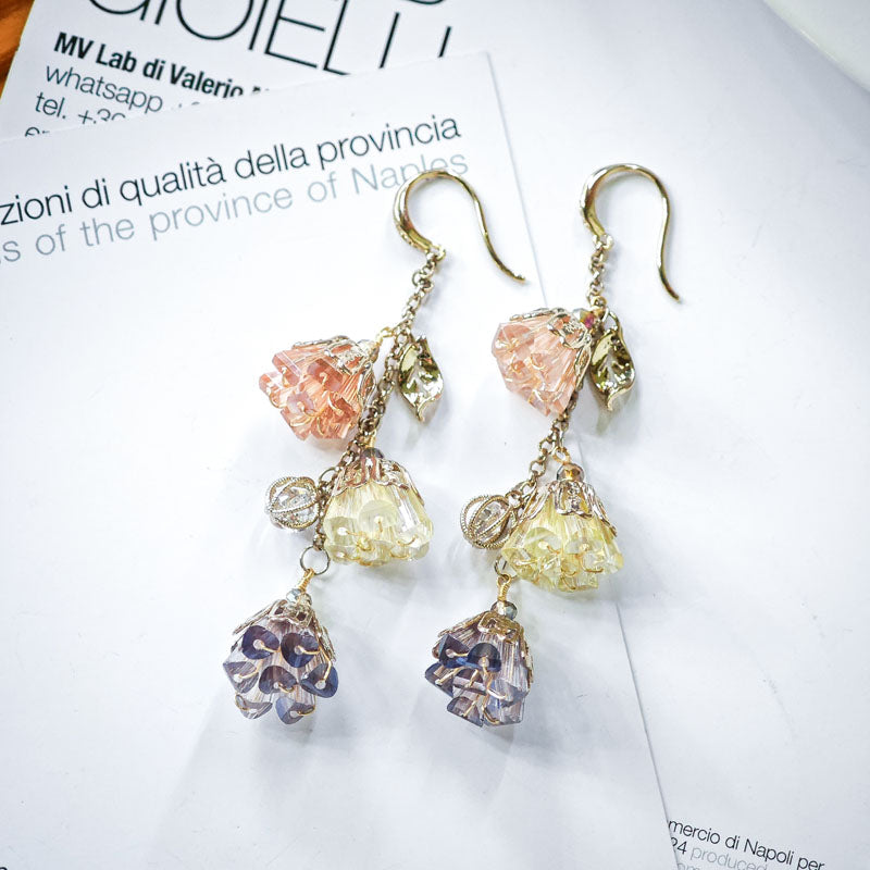 S4642E1 Long Earrings Stud Ear Accessories fine handmade gifts
