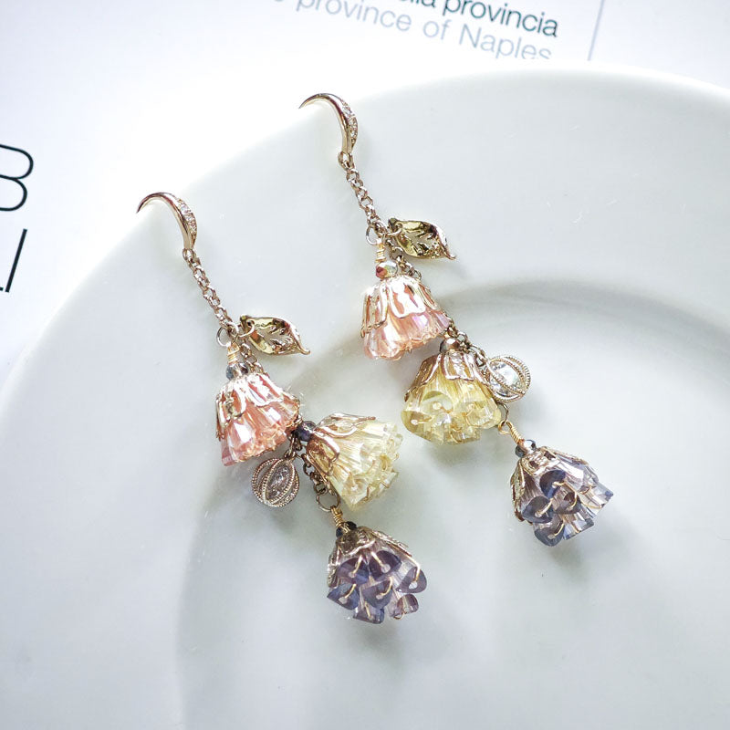 S4642E1 Long Earrings Stud Ear Accessories fine handmade gifts
