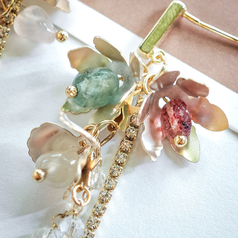 S4637E1 Long Earrings Stud Ear Accessories fine handmade gifts