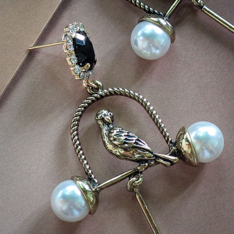 S4855E1 Long Earrings Stud Ear Accessories fine handmade gifts
