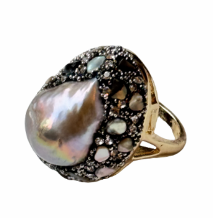 S2146R1 Shining Galaxy Dream adjustable opening Ring