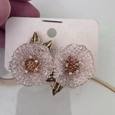 S4971E1 Earrings Warm Sun Smile