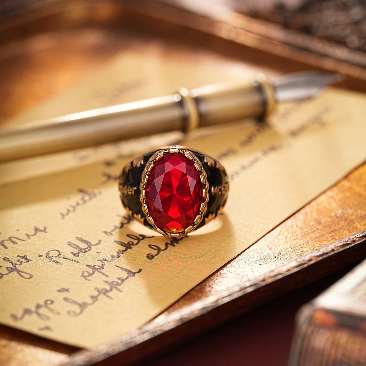 S2192R1 adjustable one-size-fits-all Rings Midnight Crown