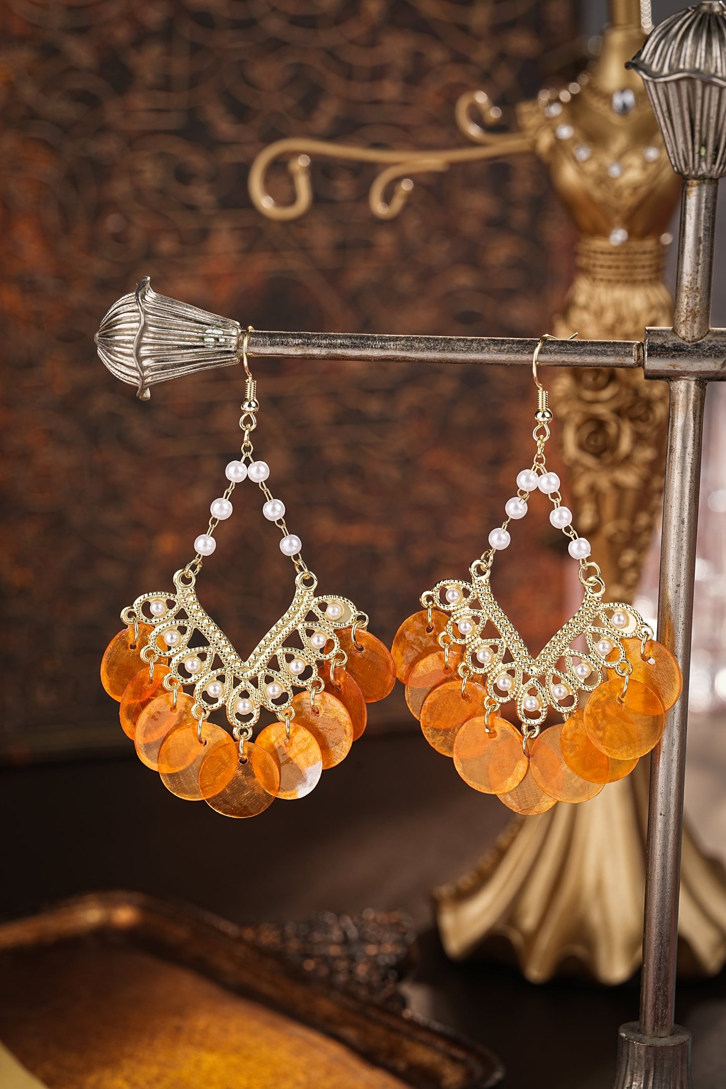 S5030E1 Earrings Stud Ear Accessories Dreaming of the Falling Stars 2