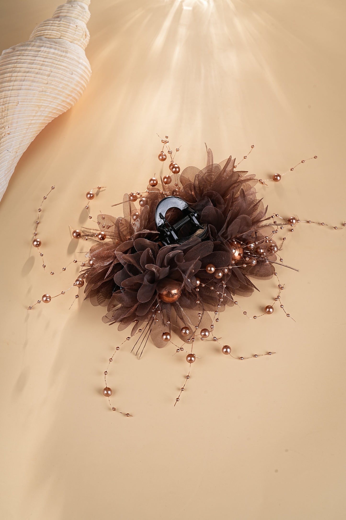 S2905H1 Hair Clip Hair Accessories Lucky Brown Star