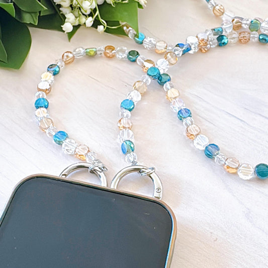 S2938N1  Phone Chain Necklace Elegant Dream Hues