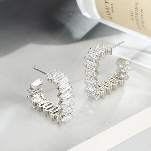 S4929E1  geometric Earrings Stud Ear Accessories fine handmade gifts