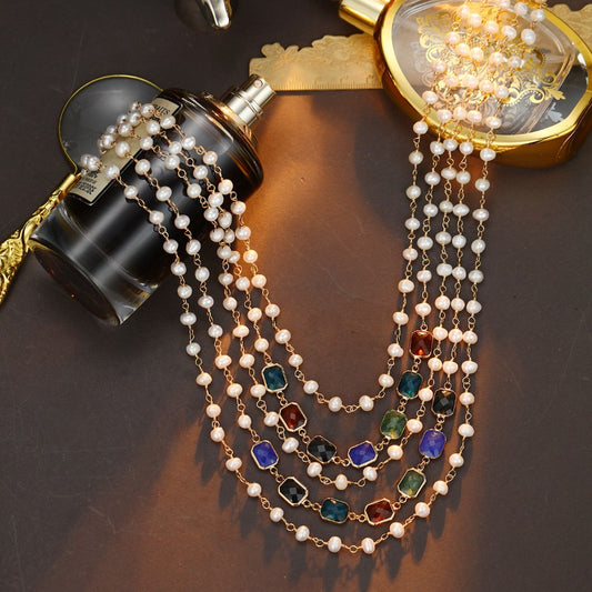 S2827N1 necklace Colorful Festival 