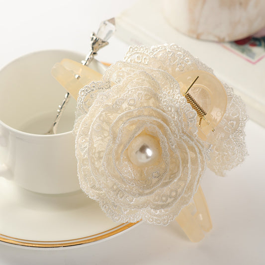 S2843H1 Flower Anti-Slip Hair accessories Hair Clip Claw Clip fine handmade gifts