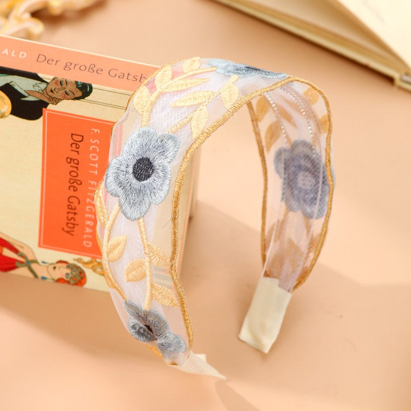 S2950H1 Hair Hoop Pastoral Flower Language 1