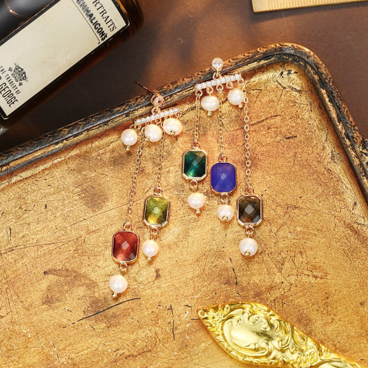 S4941E1  earrings Colorful Festival 