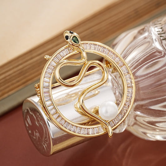 S2365B1 Pearl Brooch Scarf Buckle fine handmade gifts