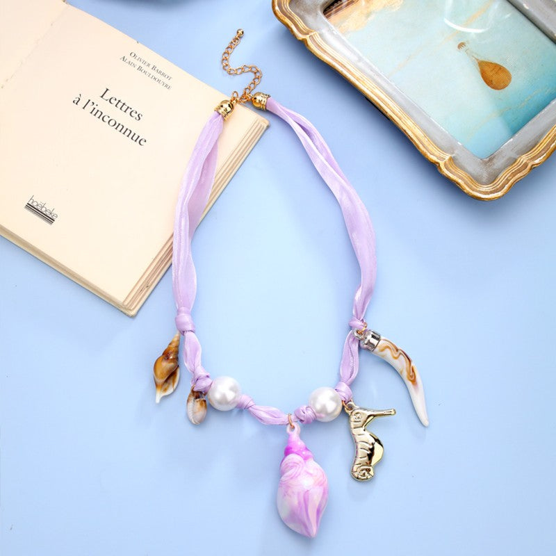 S2969N1 Necklace When I Miss You, I Watch the Sea 1