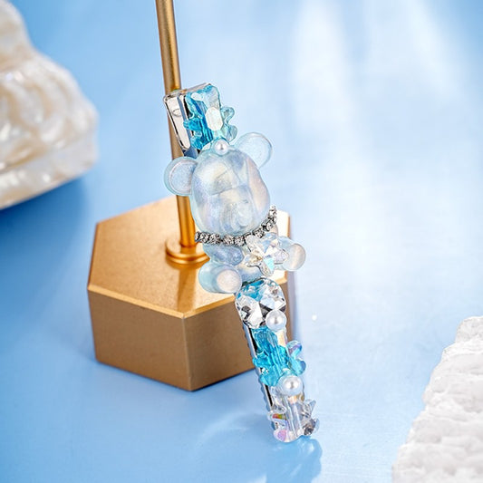 S2973H1 Iridescent Blue Bear Dream Side Hair Clip Hair accessory
